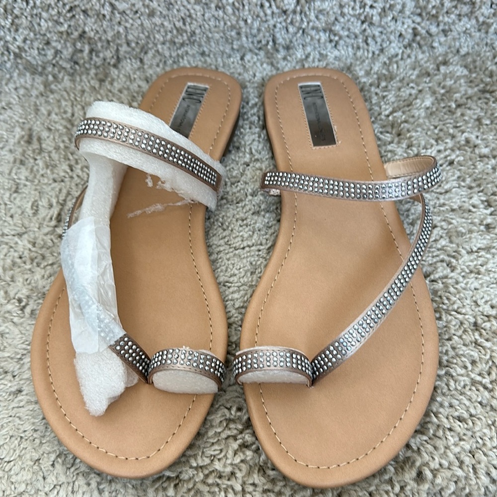 Rhinestone crisscross women’s sandals by INC